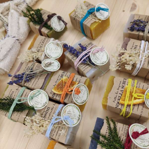 segnaposto sapone artigianale profumato ecofattoart